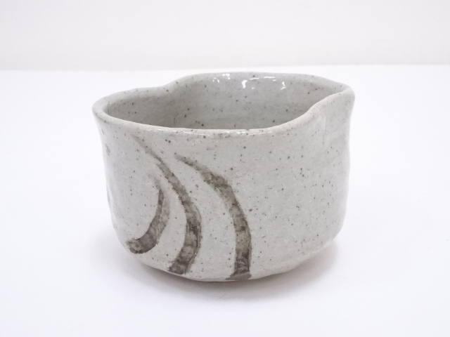 JAPANESE TEA CEREMONY / TEA BOWL CHAWAN / IRON PAINTING 
